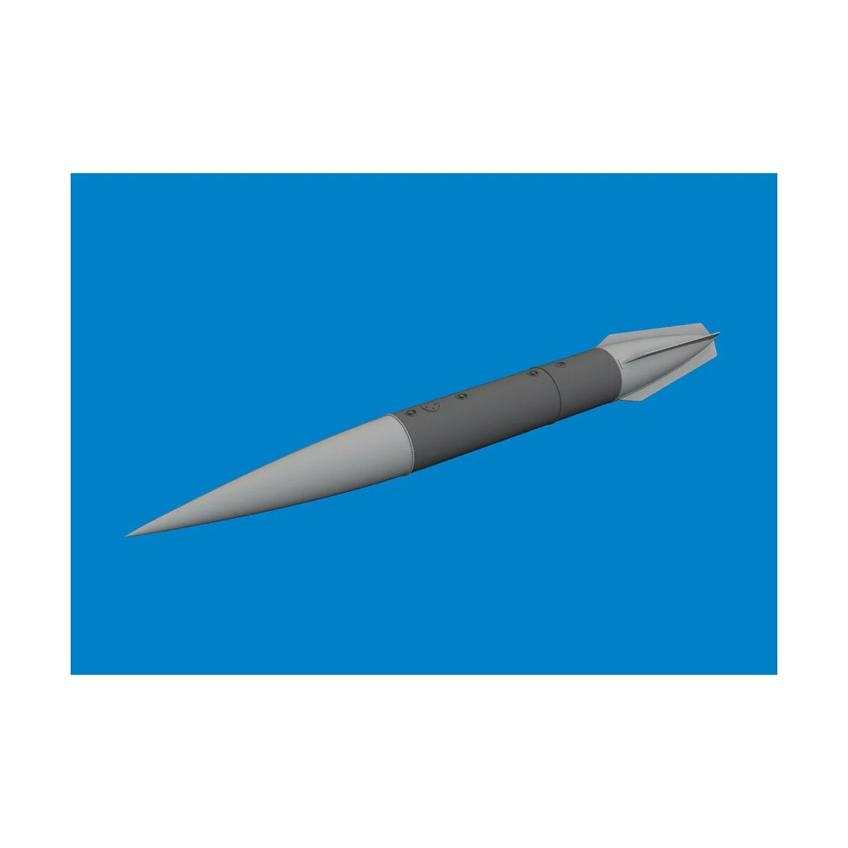 MiG-21F PTB-490 fuel tank PRINT for Eduard - Eduard Accessories 648...