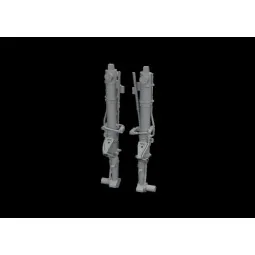 P-47D undercarriage legs PRINT for Miniart - Eduard Accessories 648...