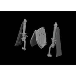 P-51D undercarriage legs PRINT for Eduard - Eduard Accessories 6481161