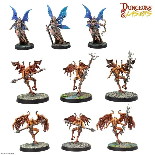 Dungeons & Lasers Miniatures: ARMIES OF DEUSLAIR - Archon Studio DN...