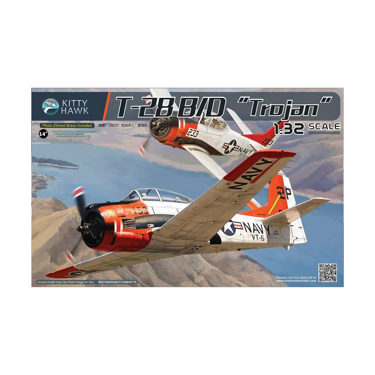 T-28B/D Trojan, 1/32 - Kitty Hawk KH32014 T-28B/D Trojan, 1/32 - Kitty Hawk KH32014