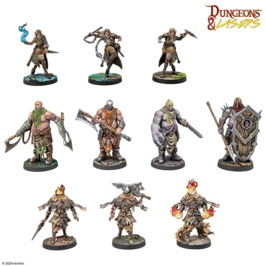 Dungeons & Lasers Miniatures: ARMIES OF DEUSLAIR - Archon Studio DN...