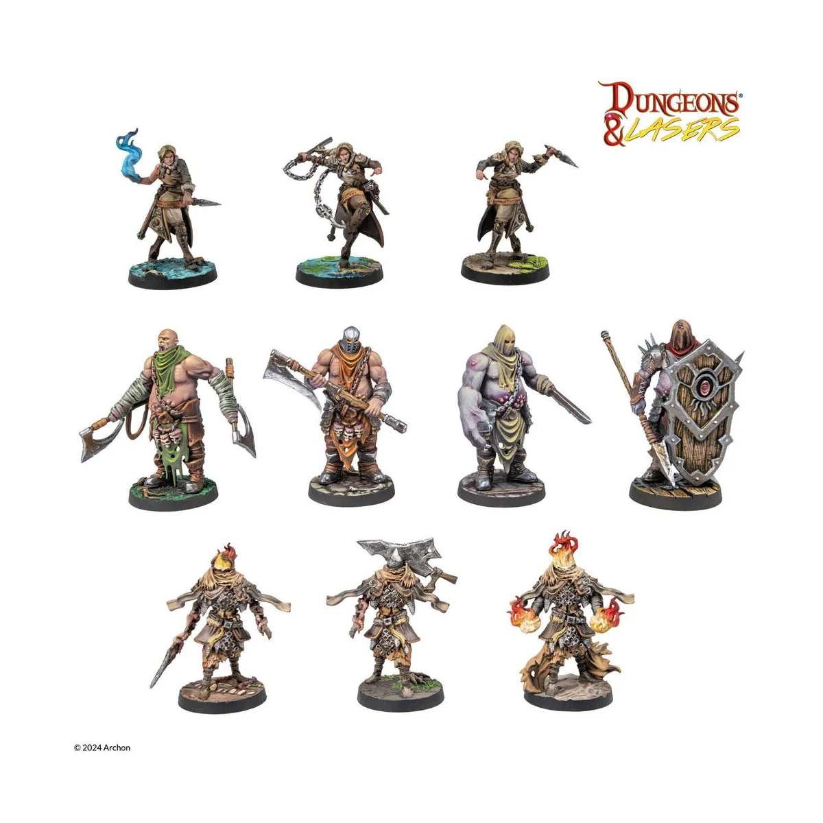 Dungeons & Lasers Miniatures: ARMIES OF DEUSLAIR - Archon Studio DN...