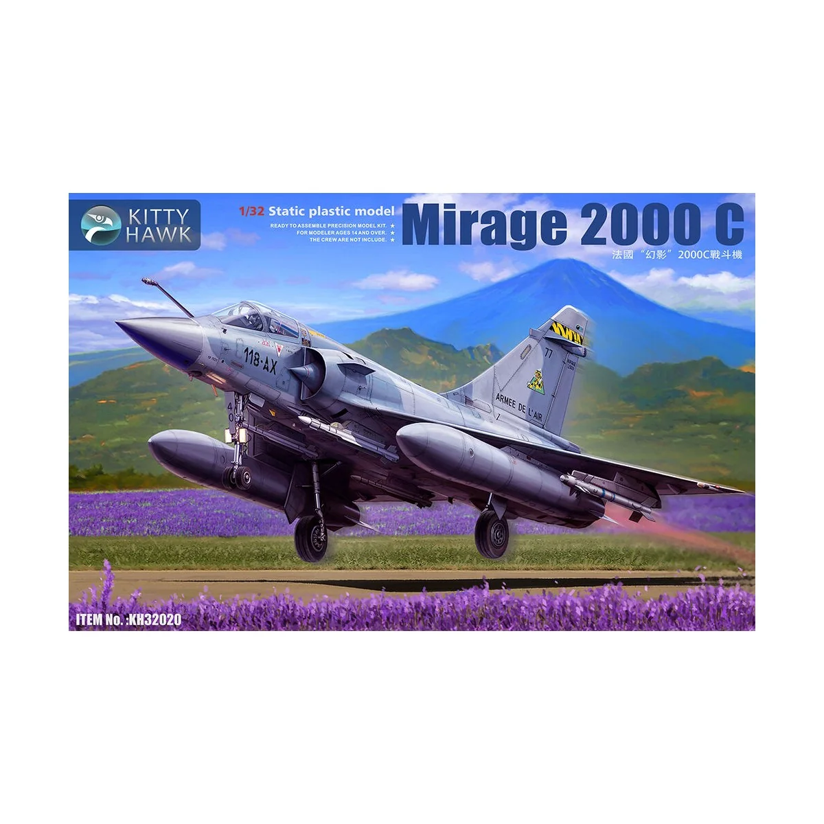 Mirage 2000 C, 1/32 - Kitty Hawk KH32020