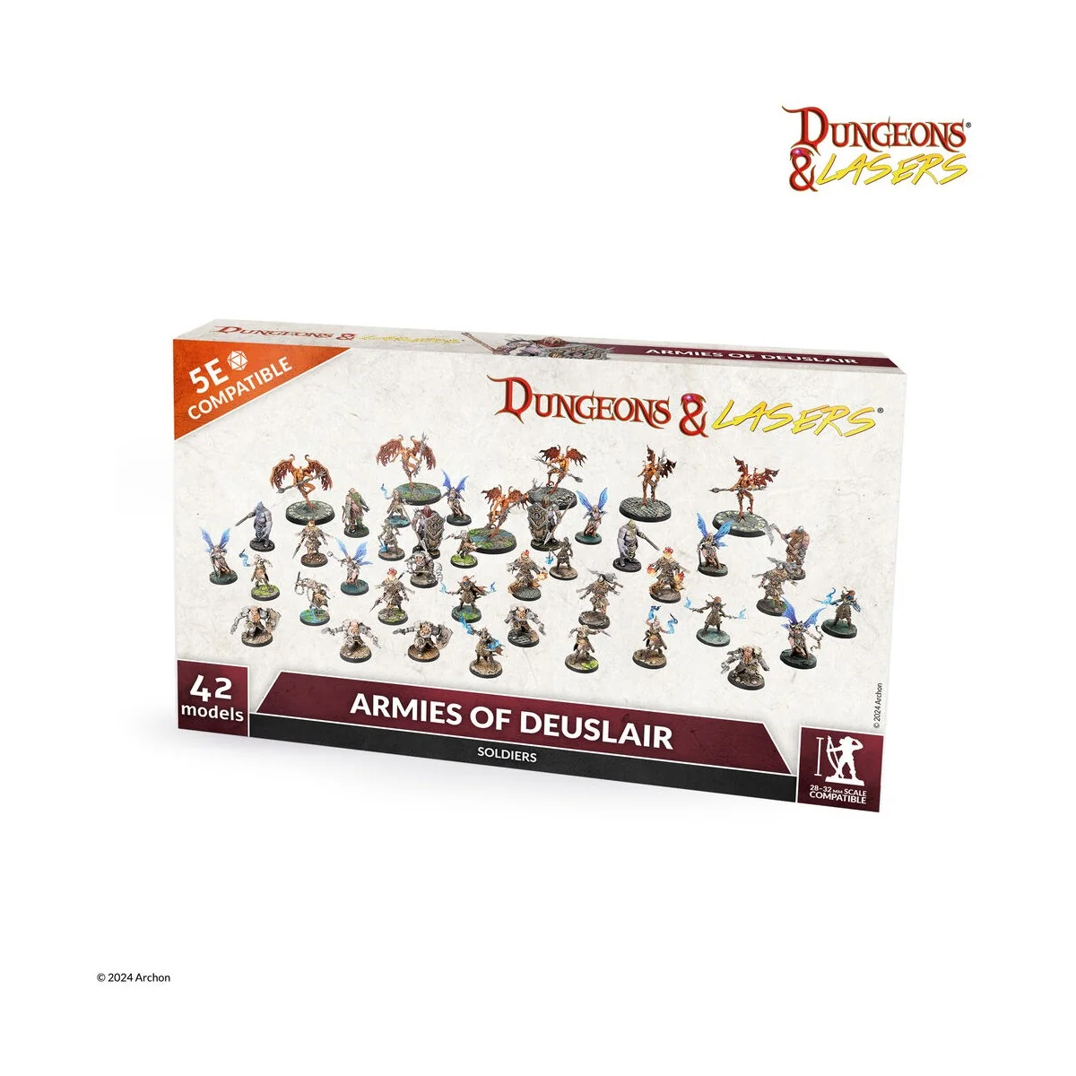 Dungeons & Lasers Miniatures: ARMIES OF DEUSLAIR - Archon Studio DN...