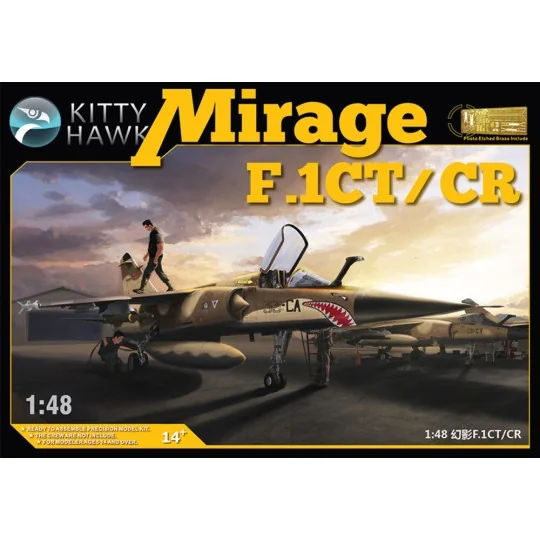 Mirage F.1CT/CR, 1/48 - Kitty Hawk KH80111 Mirage F.1CT/CR, 1/48 - Kitty Hawk KH80111