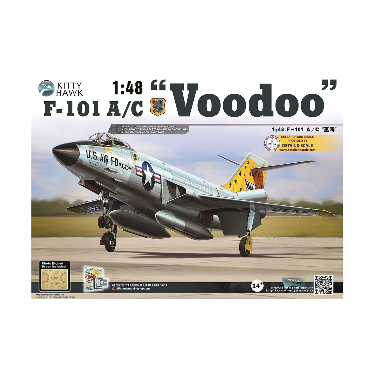 F-101 A/C  Voodoo - Kitty Hawk KH80115