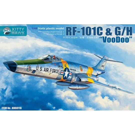 RF-101 C G/H Voodoo, 1/48 - Kitty Hawk KH80116