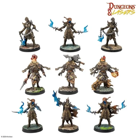 Dungeons & Lasers Miniatures: ARMIES OF DEUSLAIR - Archon Studio DN...