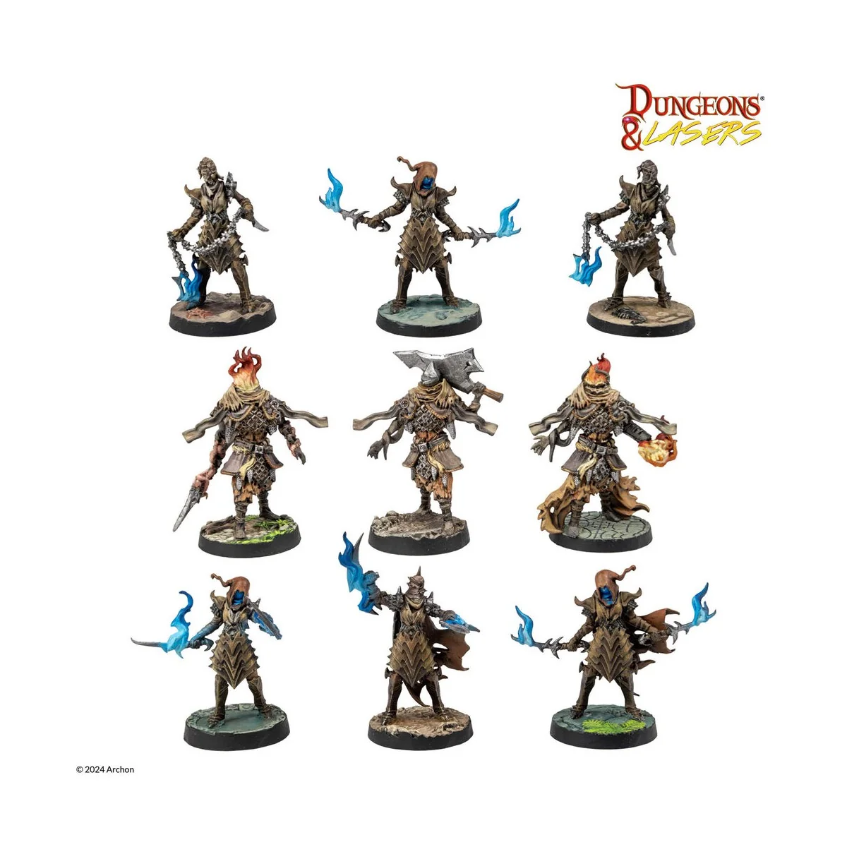 Dungeons & Lasers Miniatures: ARMIES OF DEUSLAIR - Archon Studio DN...