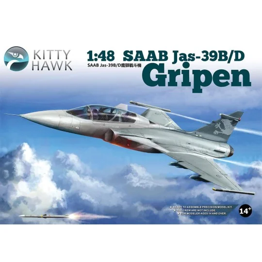 Jas-39B/D Gripen, 1/48 - Kitty Hawk KH80118 Jas-39B/D Gripen, 1/48 - Kitty Hawk KH80118