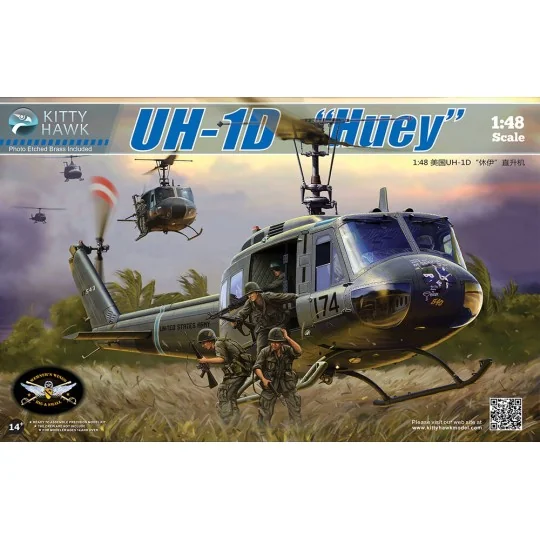 UH-1D Huey, 1/48 - Kitty Hawk KH80154 UH-1D Huey, 1/48 - Kitty Hawk KH80154