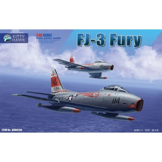 FJ-3 Fury, 1/48 - Kitty Hawk KH80156 FJ-3 Fury, 1/48 - Kitty Hawk KH80156