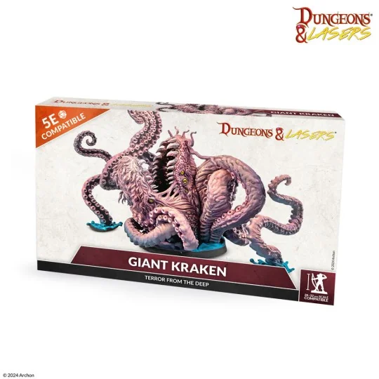 Dungeons & Lasers Miniatures: GIANT KRAKEN - Archon Studio DNL0097