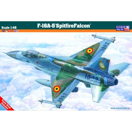 F-16A Block 5 Spitfire Falcon, 1/48 - Mistercraft G-03