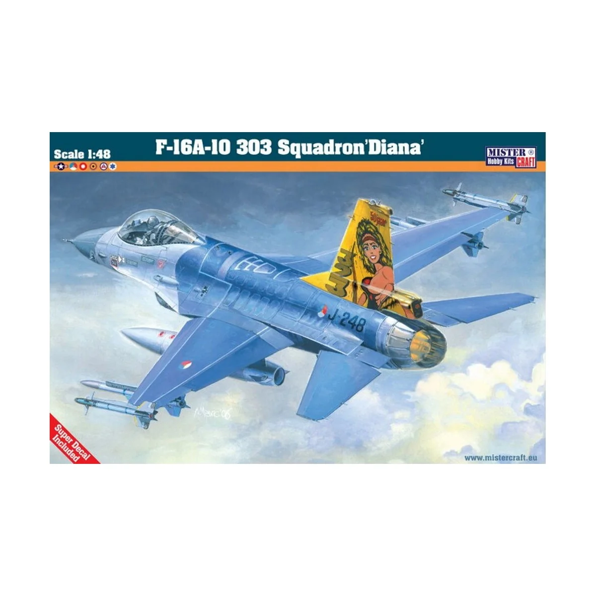 F-16 A 323 SQUADRON DIANA - Mistercraft G-21