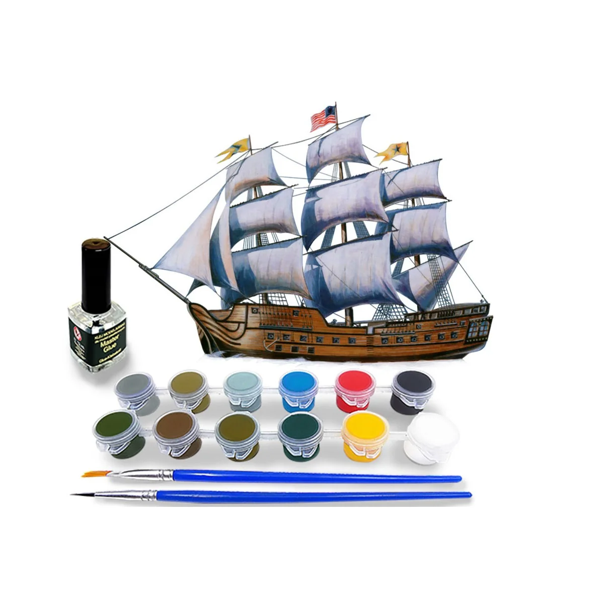 USS Bon Homme Richard START SET, 1/500 - Mistercraft SD-165 USS Bon Homme Richard START SET, 1/500 - Mistercraft SD-165