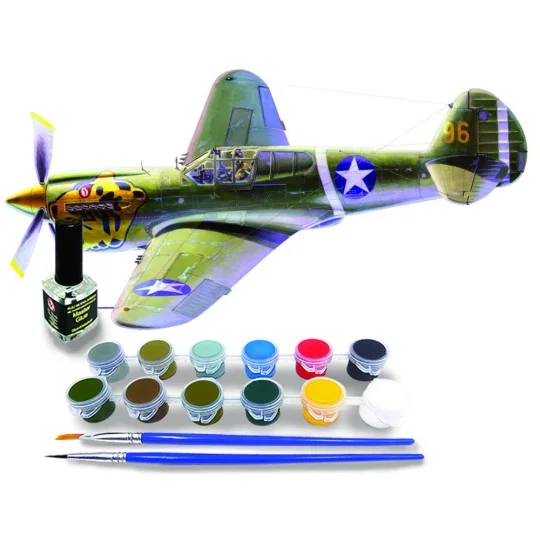 P-40E Aleutian Tiger START SET - Mistercraft SD-202