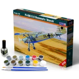 Fi-156 C-3 Rommels Storch START SET, 1/72 - Mistercraft SD-204