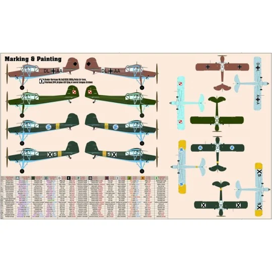 Fi-156 C-3 Rommels Storch  START SET - Mistercraft SD-204
