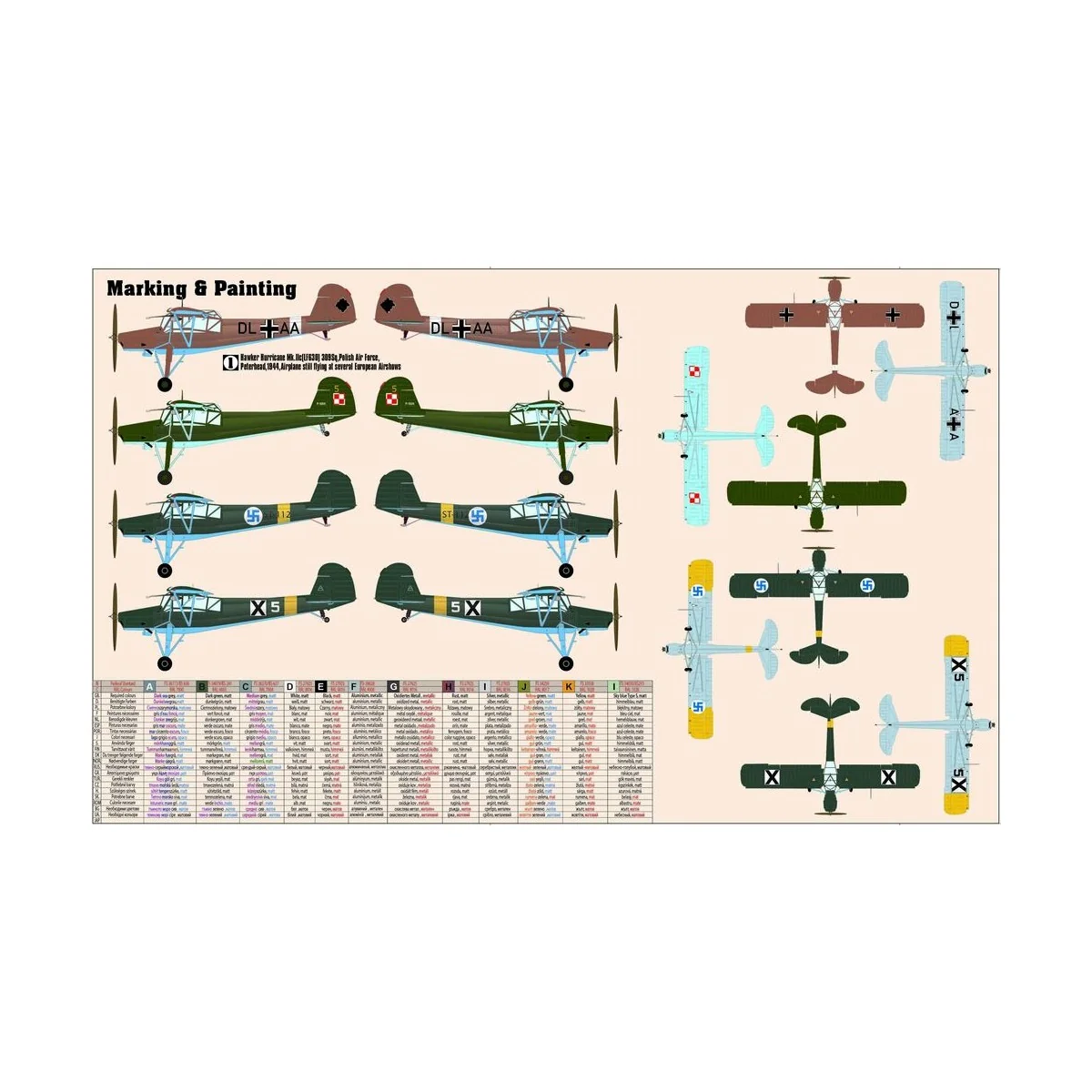 Fi-156 C-3 Rommels Storch START SET, 1/72 - Mistercraft SD-204 Fi-156 C-3 Rommels Storch START SET, 1/72 - Mistercraft SD-204