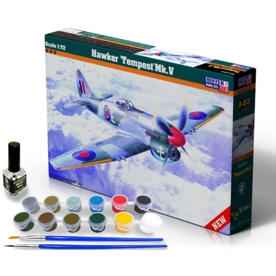 Hawker Tempest Mk.V START SET, 1/72 - Mistercraft SD-213 Hawker Tempest Mk.V START SET, 1/72 - Mistercraft SD-213
