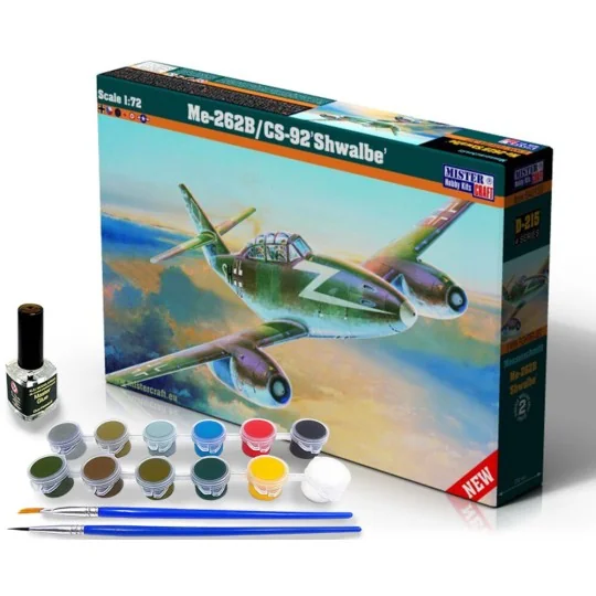Me-262B-1a „Doppelsitzsiger” START SET, 1/72 - Mistercraft SD-215 Me-262B-1a „Doppelsitzsiger” START SET, 1/72 - Mistercraft SD-215