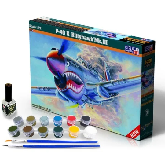 P-40 K Kittyhawk Mk.III START SET - Mistercraft SD-220