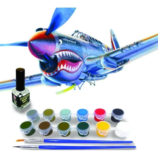 P-40 K Kittyhawk Mk.III START SET, 1/72 - Mistercraft SD-220