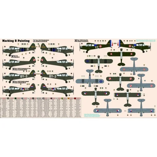 Piper L-4H CUB START SET, 1/48 - Mistercraft SE-41