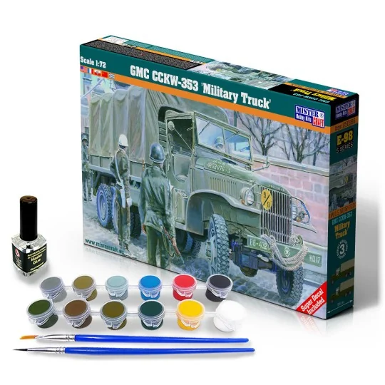 GMC CCKW-353 Military Truck START SET, 1/72 - Mistercraft SE-98