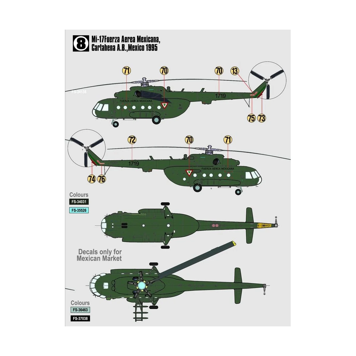 Mil Mi-17 Hip START SET, 1/72 - Mistercraft SF-01