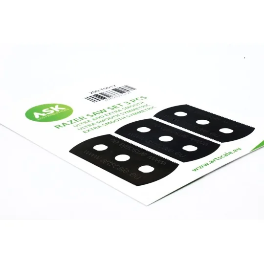 ASK RAZER SAW SET 3 PCS - ultra and extra smooth & ultra smooth sym...