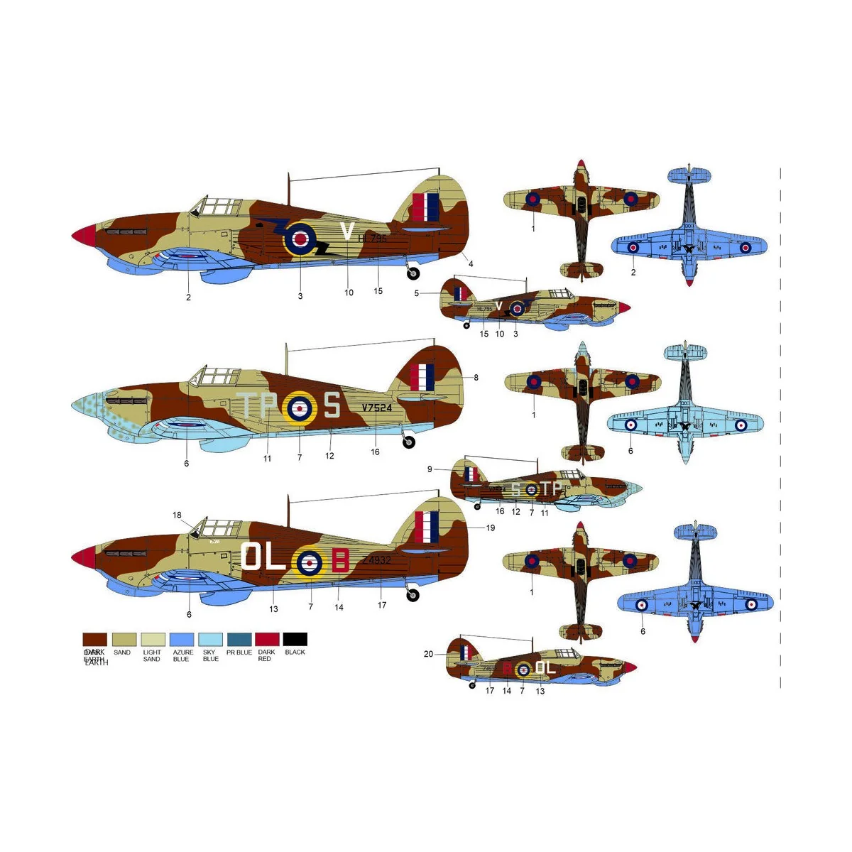Hawker Hurricane Mk.I, IIb part 14 - Royal Air Force over Egypt, 1/... Hawker Hurricane Mk.I, IIb part 14 - Royal Air Force over Egypt, 1/...