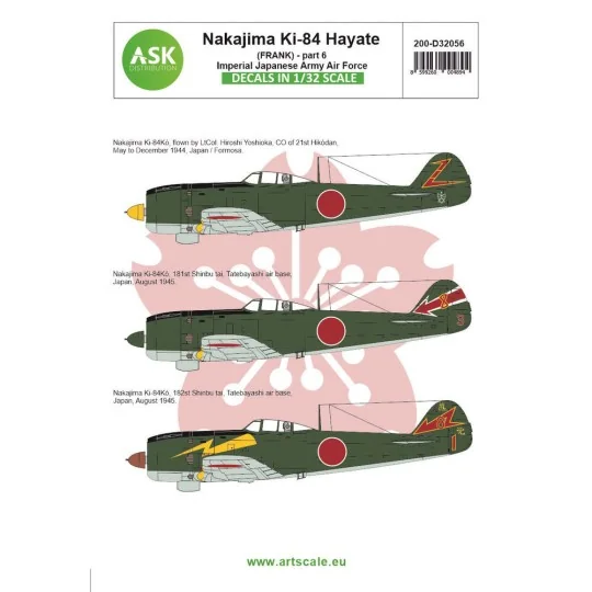Nakajima Ki-84 Hayate (Frank) part 6 - Imperial Japanese Army Air F...