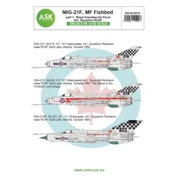 MiG-21F, MF Fishbed / CF-121 Redhawk program - Royal Canadian Air F...