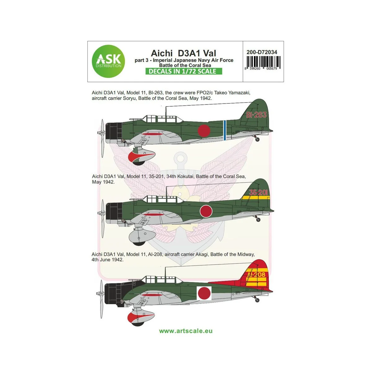 Aichi D3A1 Val part 3 - Japanese Imperial Army Air Service, Battle ...