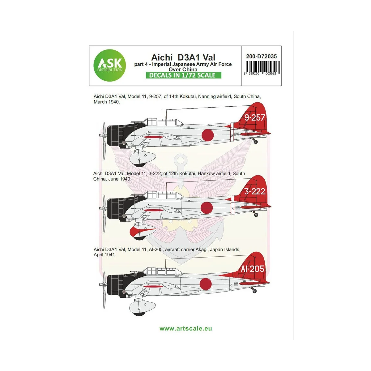 Aichi D3A1 Val part 4 - Imperial Japanese Army Air Force over China...