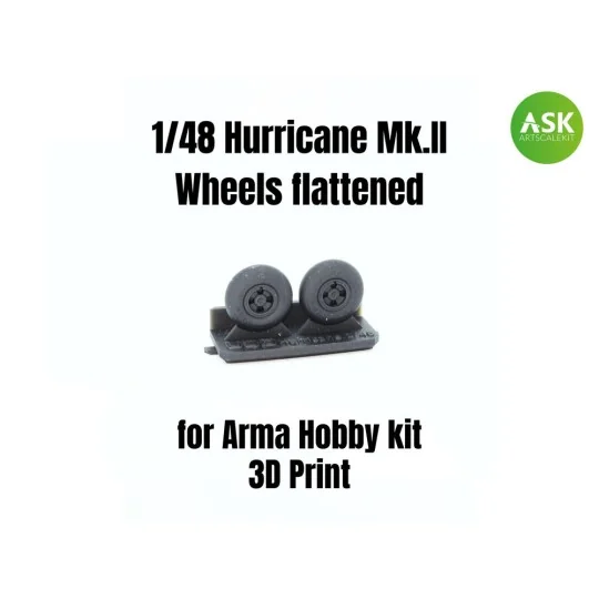 Hurricane Mk.II - Wheels, 1/48 - Art Scale Kit 200-A48003
