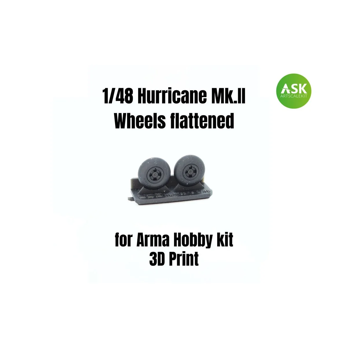 Hurricane Mk.II - Wheels, 1/48 - Art Scale Kit 200-A48003