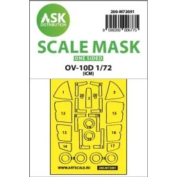 OV-10D Bronco one-sided express fit mask for ICM - Art Scale Kit 20...