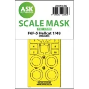 F6F-5 Hellcat one-sided express fit mask for Eduard - Art Scale Kit...