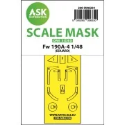Fw 190A-4 one-sided express fit mask for Eduard - Art Scale Kit 200...