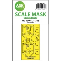 Fw 190A-7 double-sided express fit mask for Eduard, 1/48 - Art Scal...