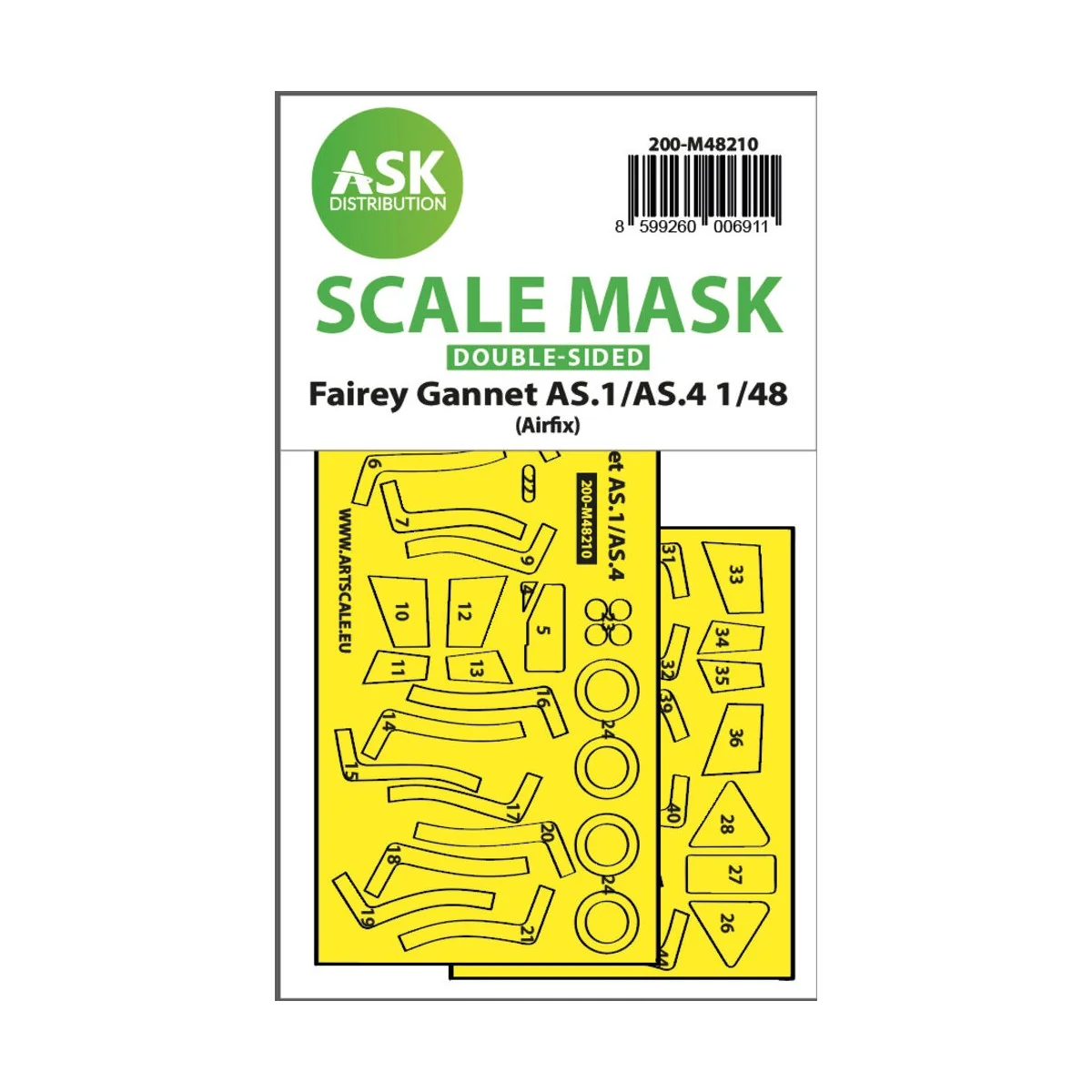 Fairey Gannet AS.1/AS.4 double-sided fit and self adhesive express ...