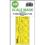 F-35B Lightning II one-sided express fit mask for Tamiya - Art Scal...