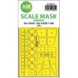 Gotha Go 242A / Go 242B one-sided express fit mask for ICM, 1/48 - ...