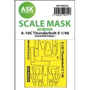 A-10C Thunderbolt II one-sided express fit mask for Great Wall Hobb...