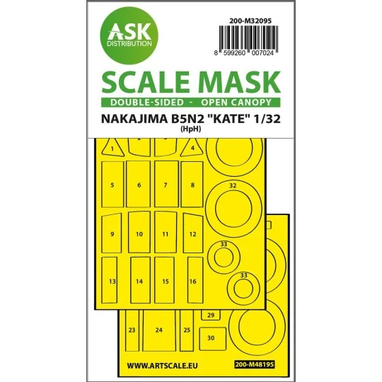 B5N2 Kate open canopy - double-sided express mask for Infinity, 1/3...