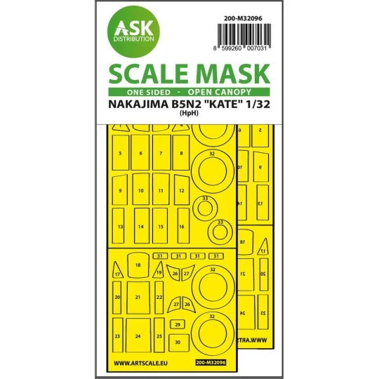 B5N2 Kate open canopy - one-sided express mask for Infinity - Art S...